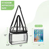 Oraben Clear Tote Bag with Removable Strap