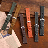 BISONSTRAP Hand-Stitched Leather Watch Bands for Men with Quick Release