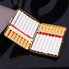 RWXCOW 16-Slot Vintage Brass Cigarette Case, Size : 9.5x7cm