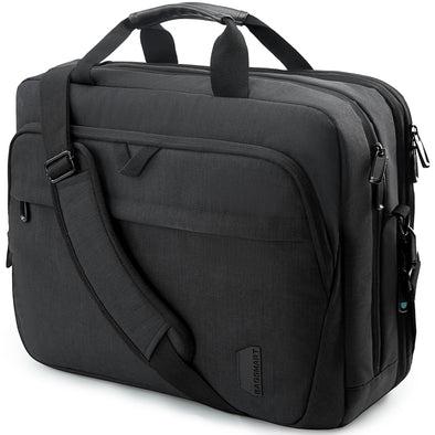 BAGSMART Laptop Shoulder Bag, Expandable Laptop Briefcase, Work Bag for Business Travel Office