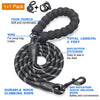 tobeDRI Adjustable No Pull Dog Harness with Reflective & Heavy Duty 5ft Dog Leash - M, Black)