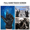 BISON DENIM Winter Sheepskin Leather Gloves for Men, Cashmere Lined Touchscreen Gloves