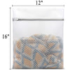 Muchfun 3Pcs Durable Honeycomb Mesh Laundry Bags 12 x 16 Inches