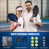 GARYE Pickleball Bag Set with 2 PickleBall Rackets, 6 Balls, 1 Pickleball Bag