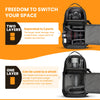 TARION Camera Sling Bag, DSLR Sling Pack Backpack Camera Bag, Backpack Photography Slingpack Crossbody Bag