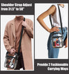 MoKo Adjustable Clear Crossbody Bag for Concerts & Sports Events