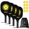 Amicoson Pickleball Bag Set with 4 Pickleball Racket, 8 Pickleball Balls & 1 Pickleball Bag