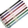 IWKWUZILM Custom Personalized Leather Dog Collars & Nameplate for all breeds, Choose from 7 colors