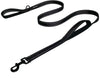 JEWOSTER Heavy Duty Dog Leash with 2 Handles for Medium to Large Dogs - 6 ft,Black