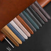 WOCCI Vintage Leather Watch Bands with Stainless Steel Golden Buckle