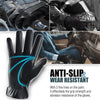 QUKOPSE Winter Leather Gloves for Men, Cashmere Lining  Touchscreen Gloves for Snow Driving