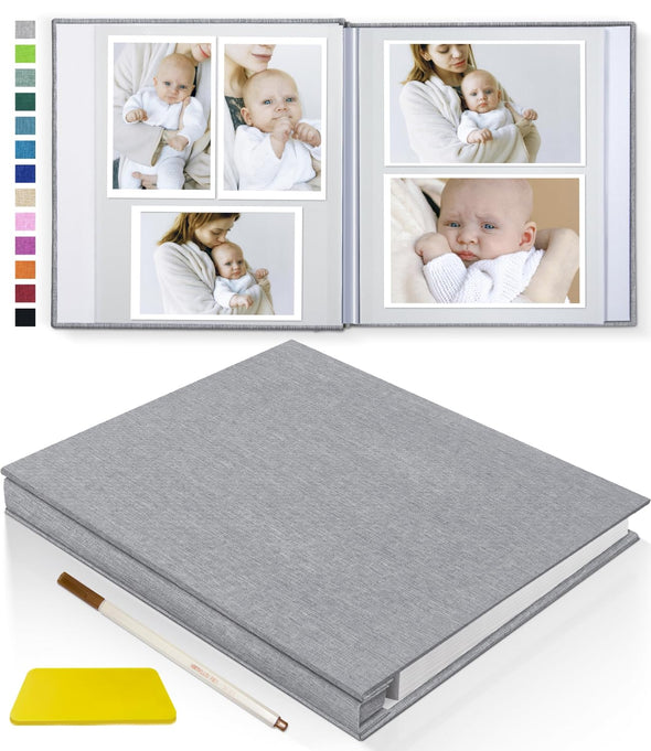 Popotop Self Adhesive Scrapbook Album, DIY Photo Book