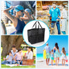 Mesh Beach Bag - Large Beach Tote Bag for Family Beach Bag for Toys & Vacation Essentials