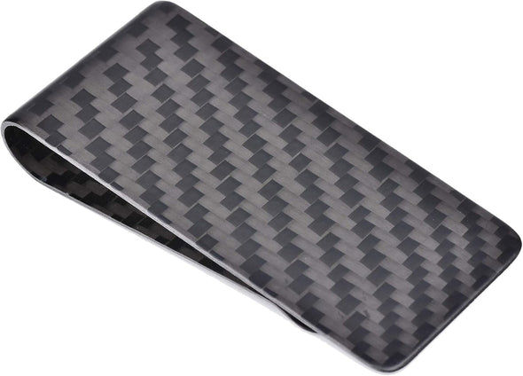 Carbon Fiber Money Clip Wallet Credit Card Holder Mens Slim Front Pocket Wallet