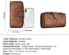 Women Wallet Leather RFID Trifold Large