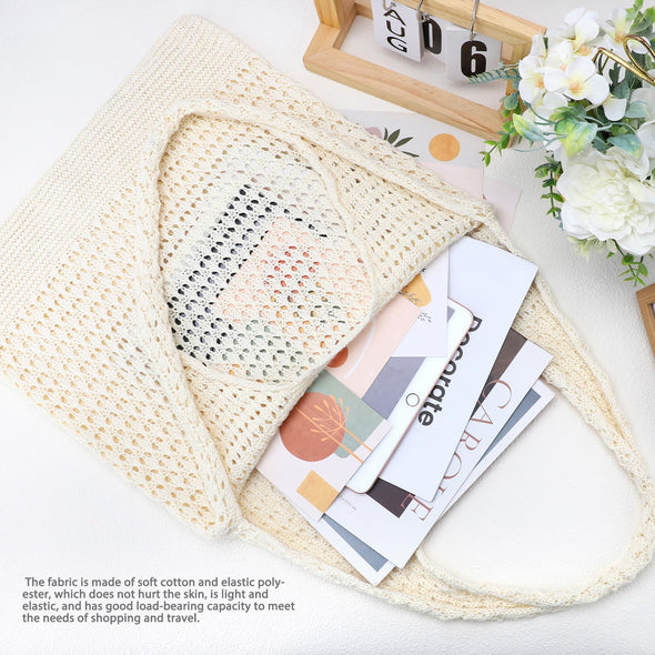 hatisan Crochet Bags for Women Summer Beach Tote Bag Hippie Bag Knit Bag