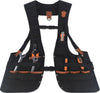 WELKINLAND Adjustable Leather tool vest for Carpenters construction worker & Electrician.