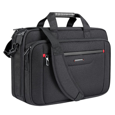 VANKEAN Laptop Briefcase Business Shoulder Bag Expandable Water-Repellent Messenger Bag