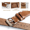 hemsut h Leather Watch Bands for Men, Horween Quick Release Vintage Watch Strap