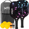 MTEN Pickleball bag Set with 2 pickleball paddles, 4  pickleball, 2 grip tapes, 1 Pickleball bag