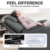 Korser Manual Swivel Recliner Chair with Massage and Heat, Remote Control and Cup Holder