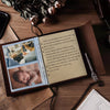 OBTAIN Leather Scrapbook Photo Albums with 30 Writing Paper, Holds 160 Photos