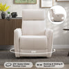 ANJ Power Swivel Recliner Chair, Glider Rocker Recliner with USB Port Beige