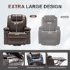 Weture Power Lift Leather Recliner Chair with Heat and Massage, USB Port and Cup Holders