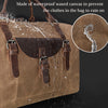 NEWHEY Leather Duffel Bag, Waterproof Weekend Travel bag