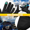 ihuan Winter Waterproof Ski Gloves for Men Women, Snow Warm Cycling Gloves