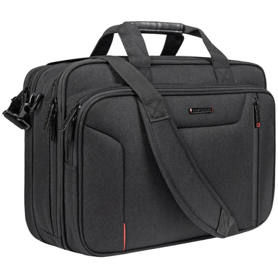 EMPSIGN Laptop Bag Briefcase,Expandable Messenger Bag   Office Carrying Shoulder Bag for Work Business Travel