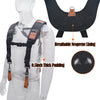 WELKINLAND Heavy-Duty leather tool belt suspenders for  Carpenter & construction worker.