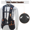 WELKINLAND Adjustable Leather tool vest for Carpenters construction worker & Electrician.