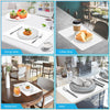 APLKER Vinyl Placemats Set of 6, Heat Resistant Waterproof Faux Leather Place Mats & Coasters