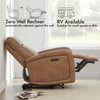 Watson & Whitely Faux Leather Power Recliner Chairs With Power Headrest Type-C Charger