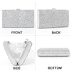 ELABEST Glitter Evening Clutch Bag, Double Sided Diamond Crossbody Bag