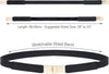 Skinny Belts for Women 5 Pack, Fashion Dress Belts Stretch Women Waist Belts plus Size Elastic Waist Band for Dresses