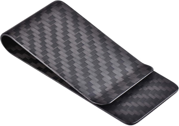 Carbon Fiber Money Clip Wallet Credit Card Holder Mens Slim Front Pocket Wallet