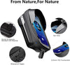 Newest Hard Casing Bike Bag, Bike Accessories, Never Deform/Waterproof, Bike Phone Holder Bike Phone Mount with 0.25Mm Sensitive TPU Touch-Screen, with Rain Cover for Phones under 6.9''