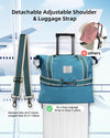 Travel Duffel Bag, Weekender Overnight Carry on Bag Women Men, Foldable Waterproof Gym Luggage with Metal Buckle Strap