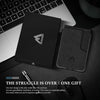 Mens Wallet Tactical Bifold Wallets for Men Metal RFID Blocking Aluminum Money Cards Holder Gifts for Men