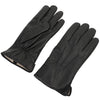 ZLUXURQ Leather Gloves for Men, Cashmere Lined Lambskin Touchsreen Gloves