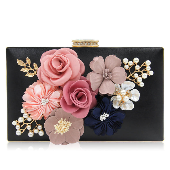 Milisente Evening Bag for Women, Wedding Floral Evening Clutch Purse