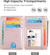 Slim Wallet for Men, Minimalist Front Pocket RFID Blocking Leather Wallet Credit Card Holder for Men & Women