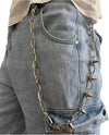 Heavy Rivet Biker Keychain Punk Trouser Wallet Chain Hip Hop Jeans Chains Pants Chain for Men Women