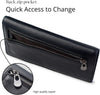 Ultra Slim Thin Leather RFID Blocking Credit Card Holder Bifold Clutch Wallets for Women