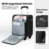 Luggage Underseat Luggage Carry on Suitcase Softside Luggage Lightweight Rolling Travel Bag Spinner Luggage