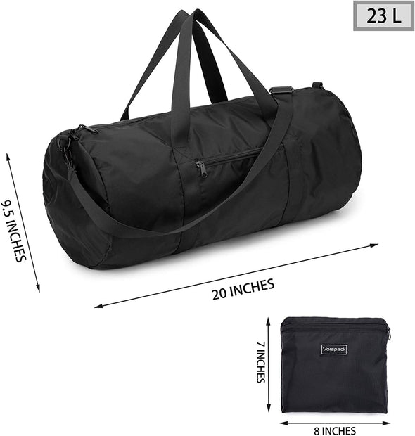 Duffel Bag 20-24-28 Inches Foldable Gym Bag for Men Women Duffle Bag Lightweight with Inner Pocket for Travel Sports