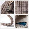 Puffer Tote Bag for Women Large Quilted Tote Bag Quilted Carryall Bag Soft Puffy Crossbody Bag Hobo Handbags Puff Purse