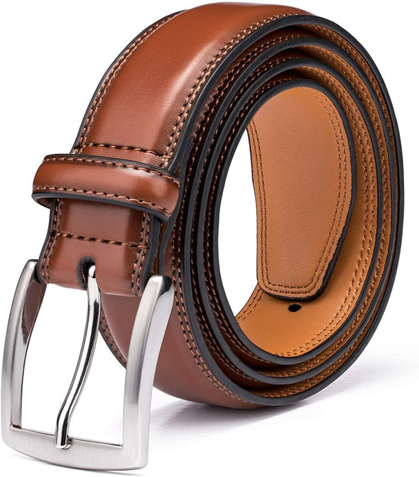 Men'S Leather Dress Belt-Classic & Fashion for Work Business and Casual